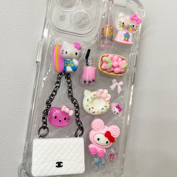 Kawaii Hello Kitty Junk Phone Case iPhone 14. 🫧🎀🍱🍡 - Picture 5 of 5